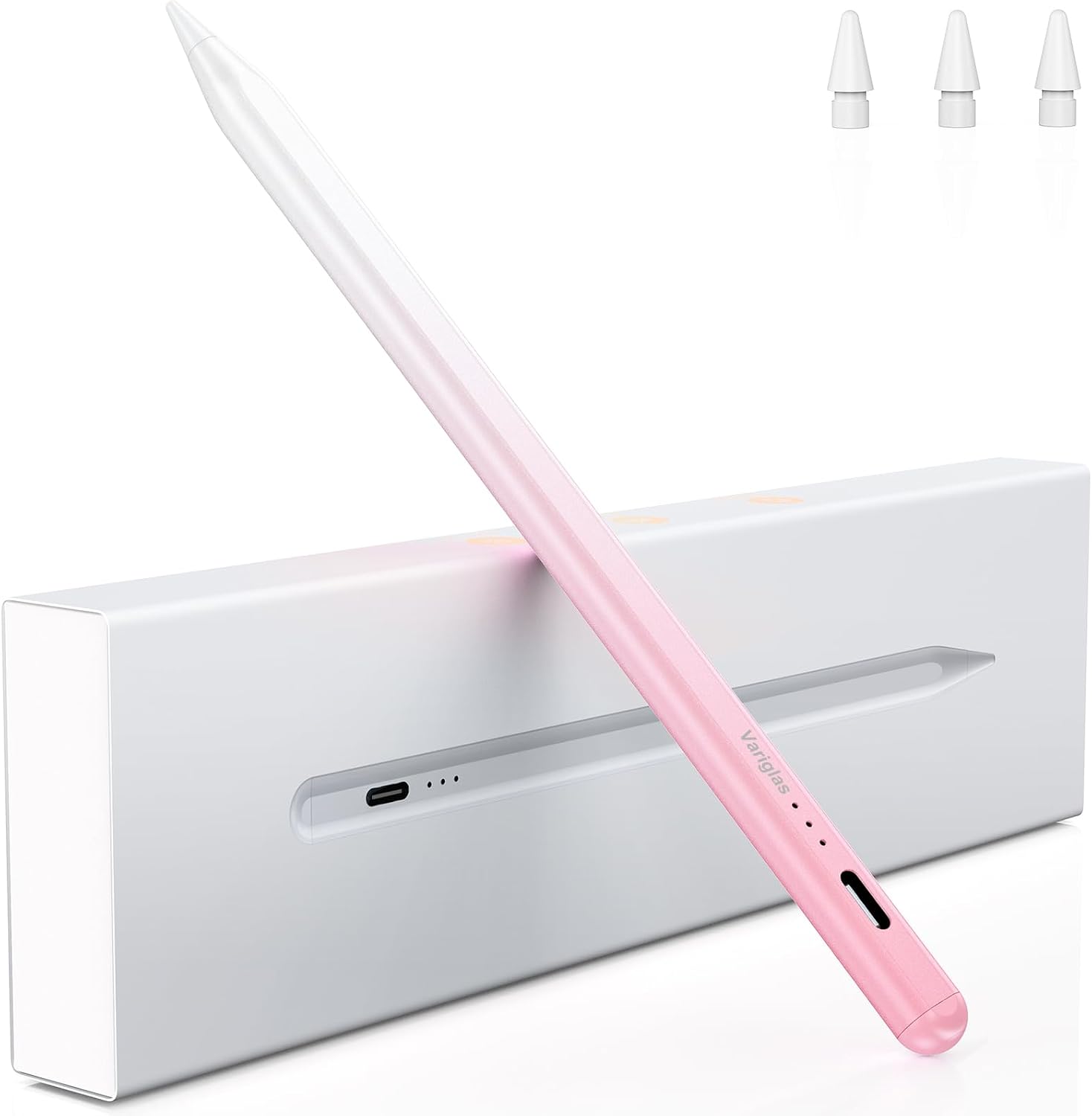 Detalle de Stift für iPad 2018–2025 Rosa Schnellladung