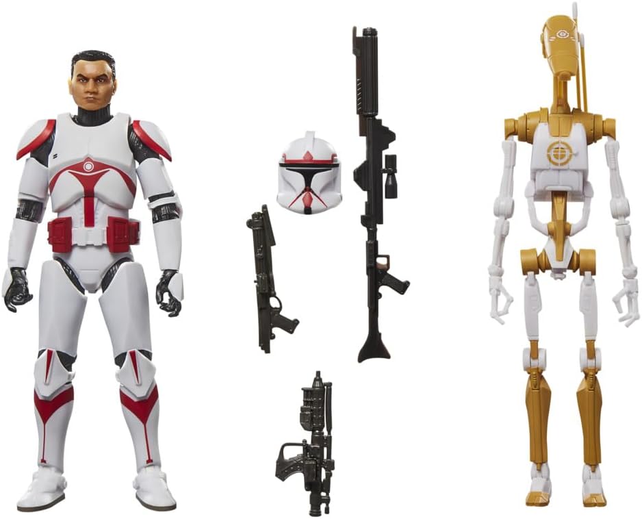Thumbnail 1 de Star Wars The Black Series: Soldat d’assaut Phase 1 et Officier droïde de Combat - Figurines 15 cm