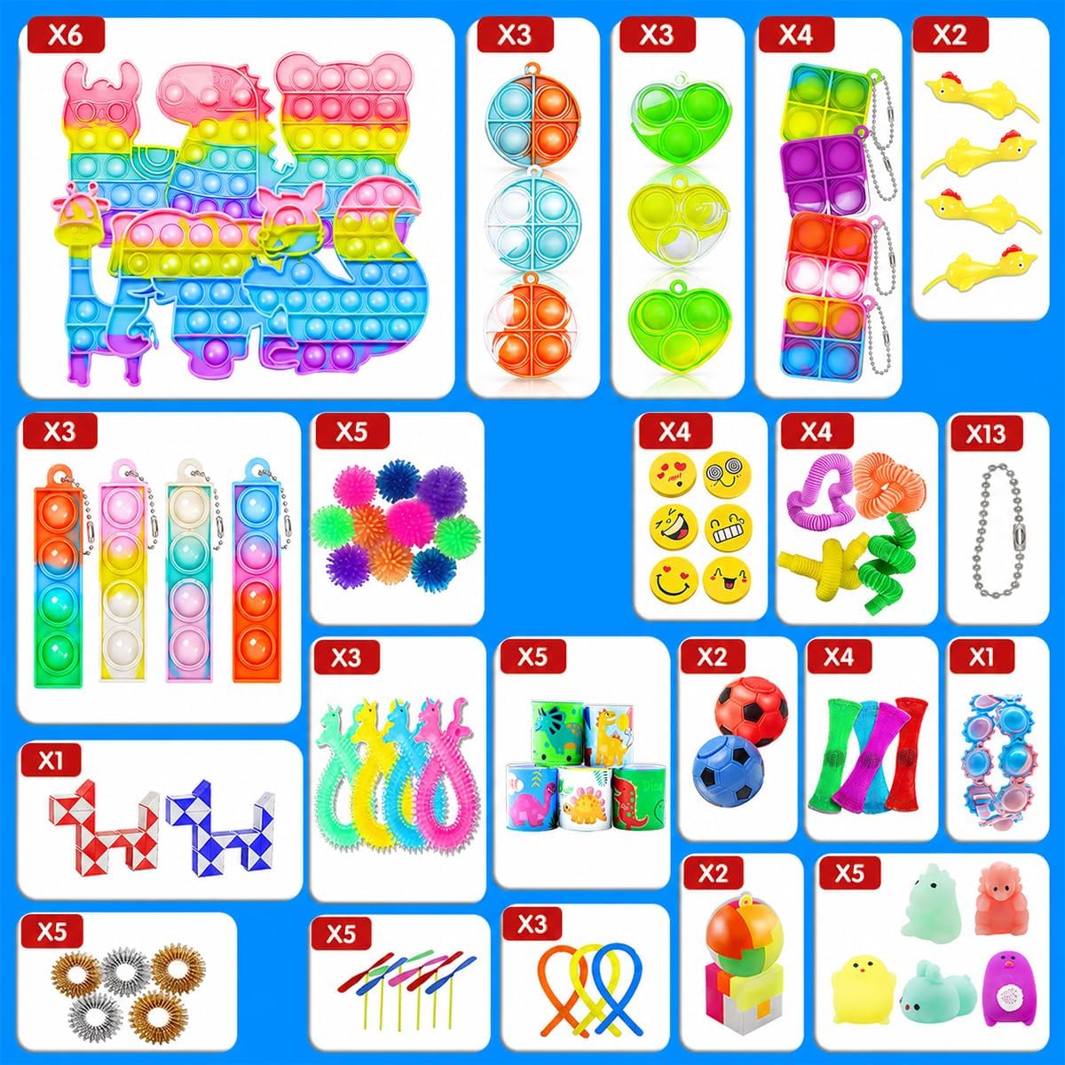 Thumbnail 1 de 1000pcs Party Favors for Kids – Sensory Fidget Toy Pack for Parties, Classroom Rewards, and Gift Bags