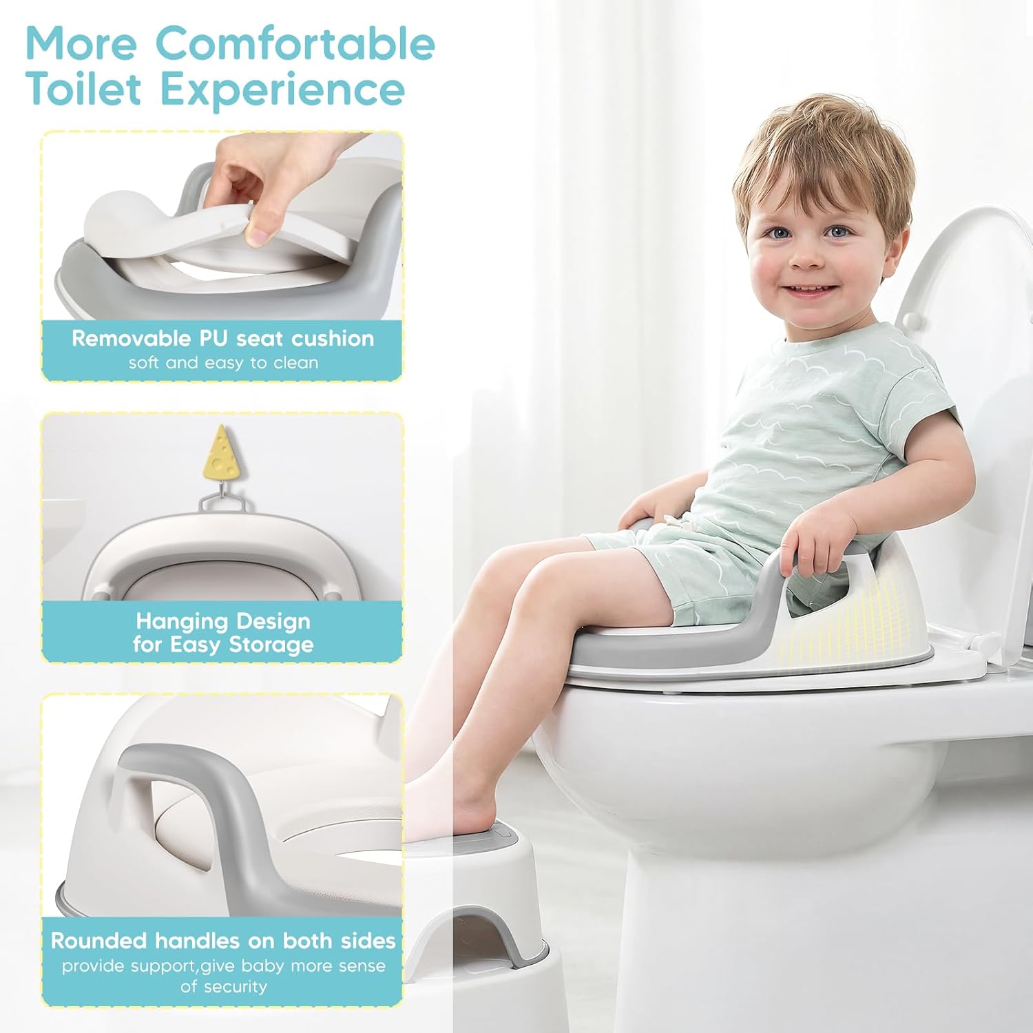 Thumbnail 2 de Maliton Toilettensitz Kinder 1–8 Jahre 🚽