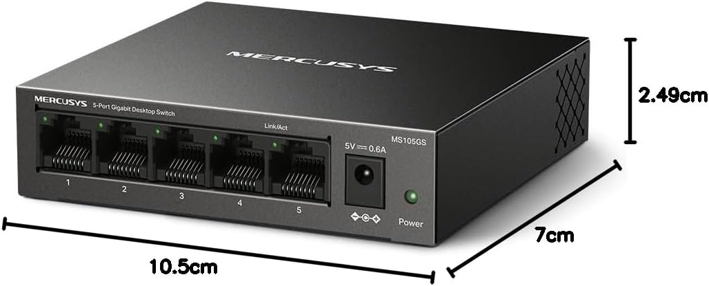 Thumbnail 6 de MERCUSYS MS105GS Switch Ethernet 5 porte 🖧