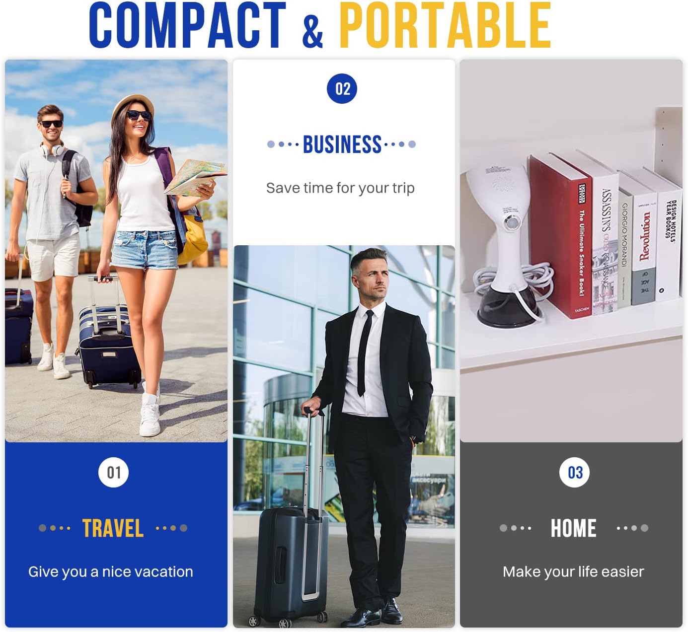 Thumbnail 6 de Rolipo Clothes Steamer 400ml portable steamer