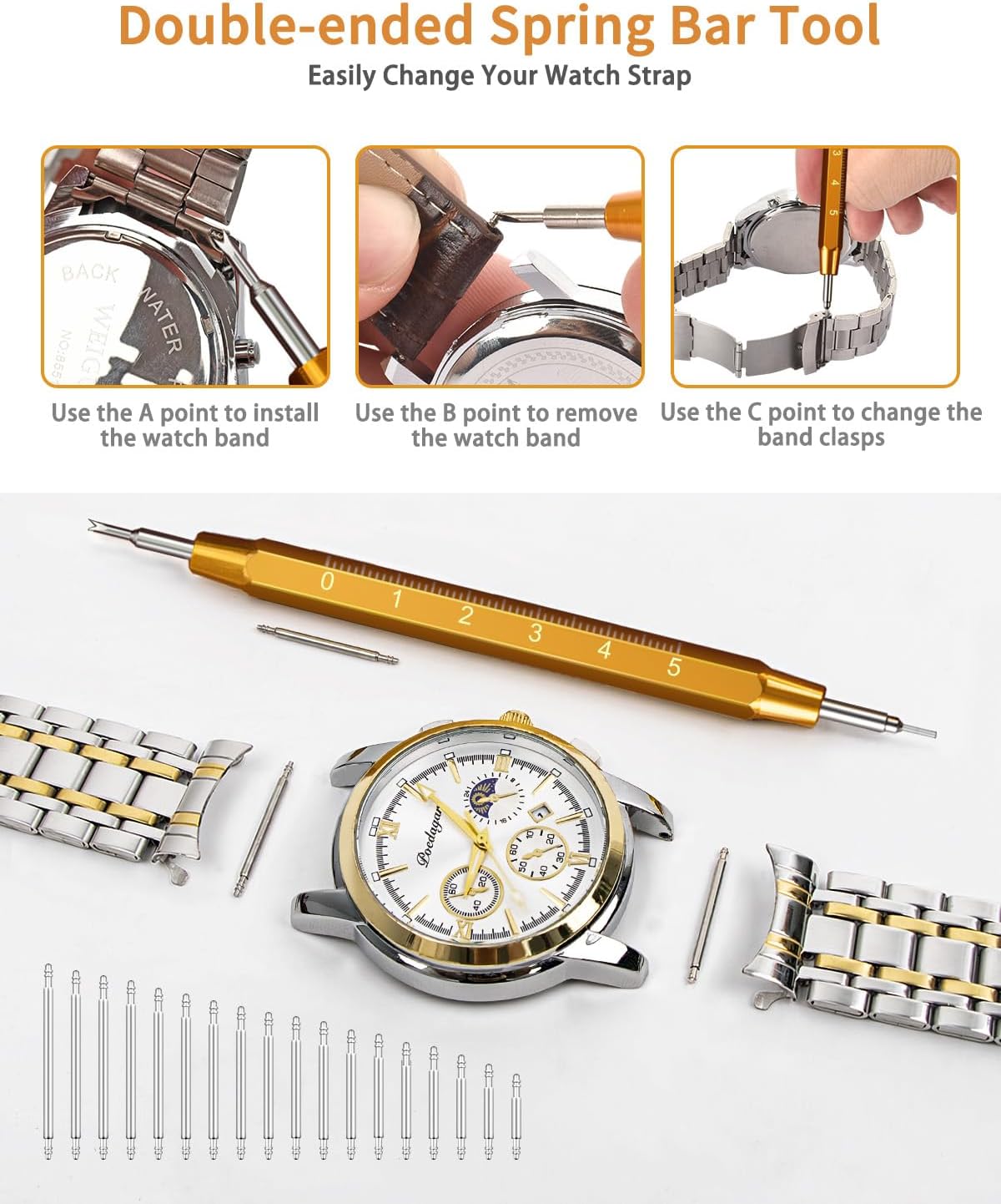 Thumbnail 5 de LOSGATOS Uhren Reparaturset 149-teilig