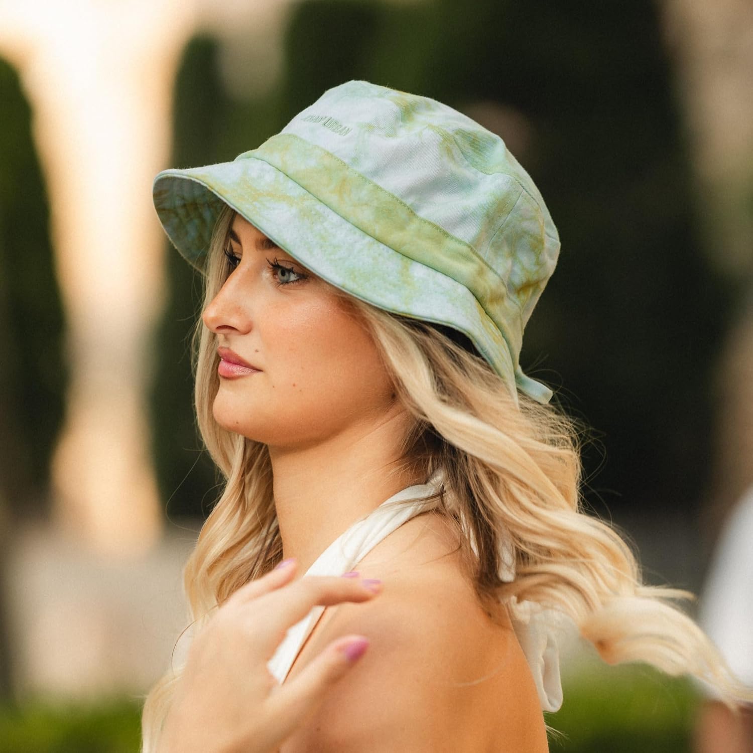 Detalle de Johnny Urban chapeau bob “Gill” en coton anti-UV, bucket hat pliable pour homme & femme