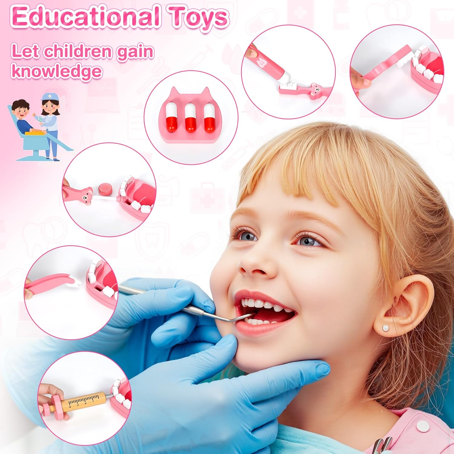 Detalle 2 de Ophy Kids Doctor Set 40-Piece