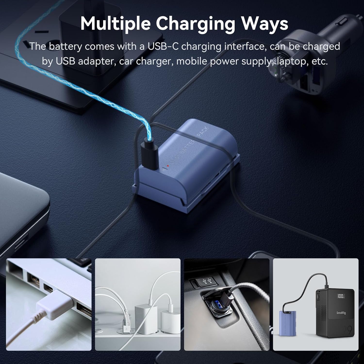 Thumbnail 5 de SMALLRIG LP-E6NH batteria 2400 mAh