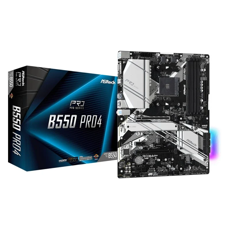 ASRock B550 PRO4: placa base AMD AM4 para sistemas moderados con buenas opciones de expansión