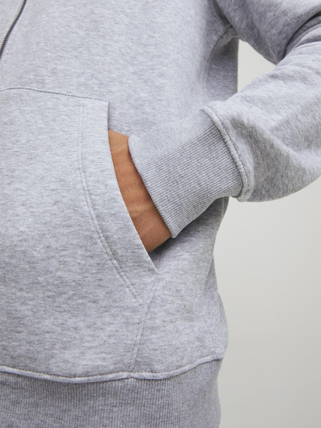 Thumbnail 6 de Jack & Jones Zip Hoodie Plain Zip Hoodie da uomo: felpa con cappuccio e zip
