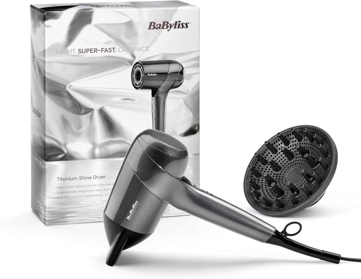 Thumbnail 6 de BaByliss D6200DU Titanium Shine 1600W dryer