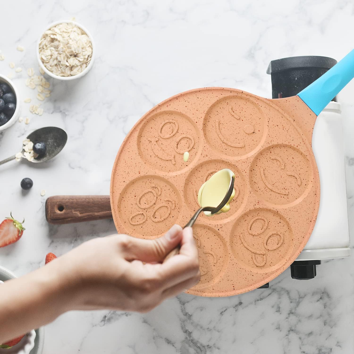 Thumbnail 5 de Joeji's Kitchen Poêle à Crêpe 7 trous aluminium 🥞