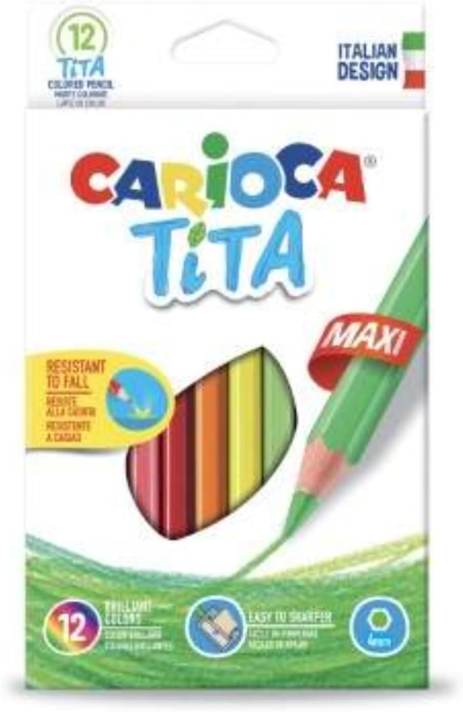 Carioca Tita Pastello Maxi 12pz