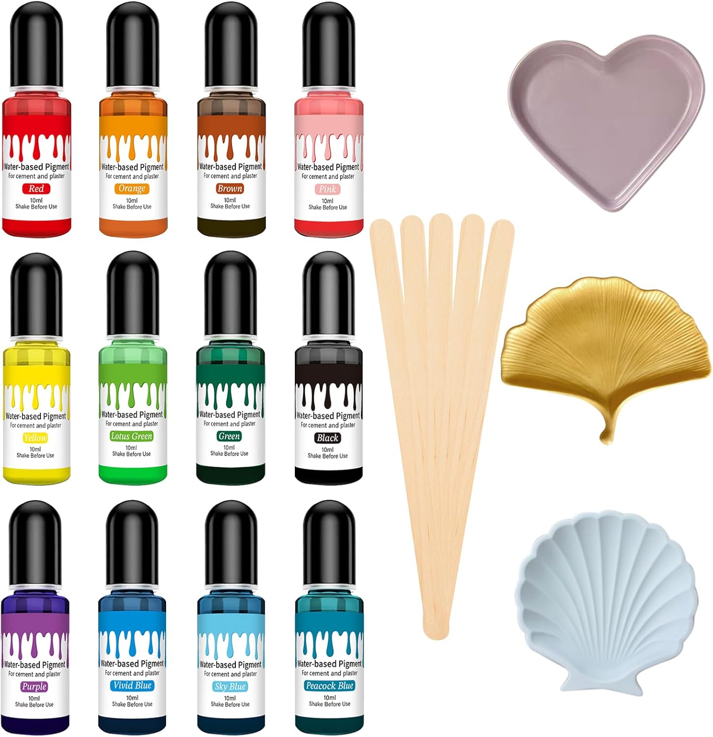 Detalle de Altaroo Farbpigmente 12 Farben 10 ml