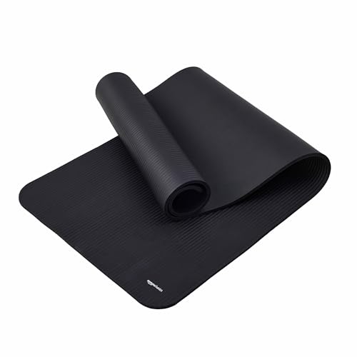 Thumbnail 5 de Amazon Basics Yogamatte Extradick 1 cm – 183 x 61 cm, rutschfest, schwarz