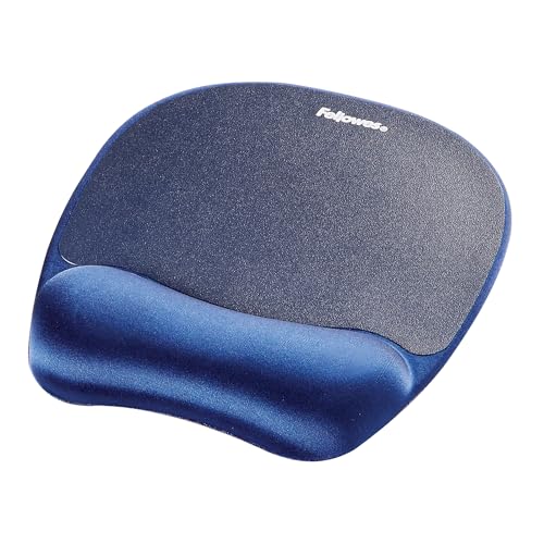 Detalle de Fellowes Alfombrilla para ratón con reposamuñecas Everyday: ergonómica, duradera y con base antideslizante