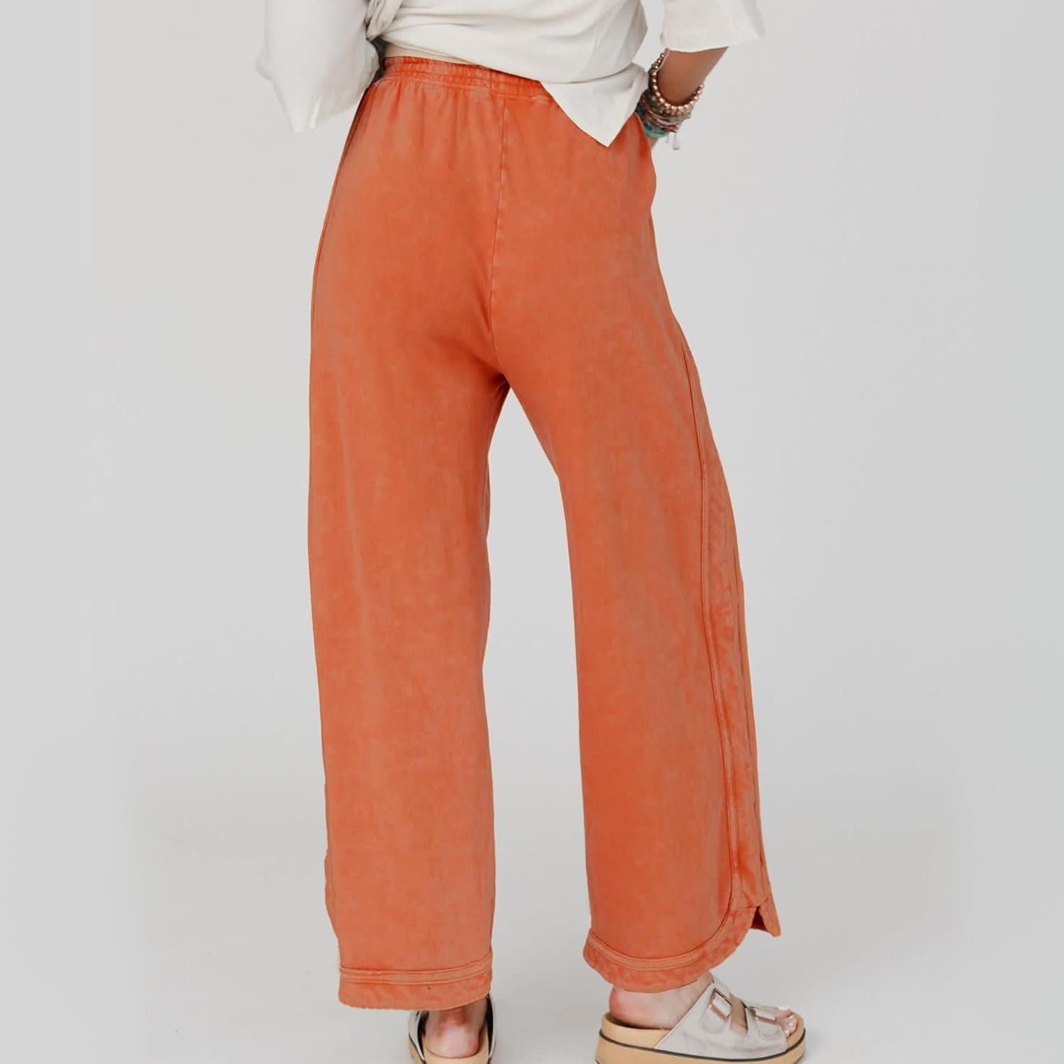 Thumbnail 5 de Hixiaohe Women’s Casual Wide-Leg Sweatpants with High Waist Drawstring & Pockets