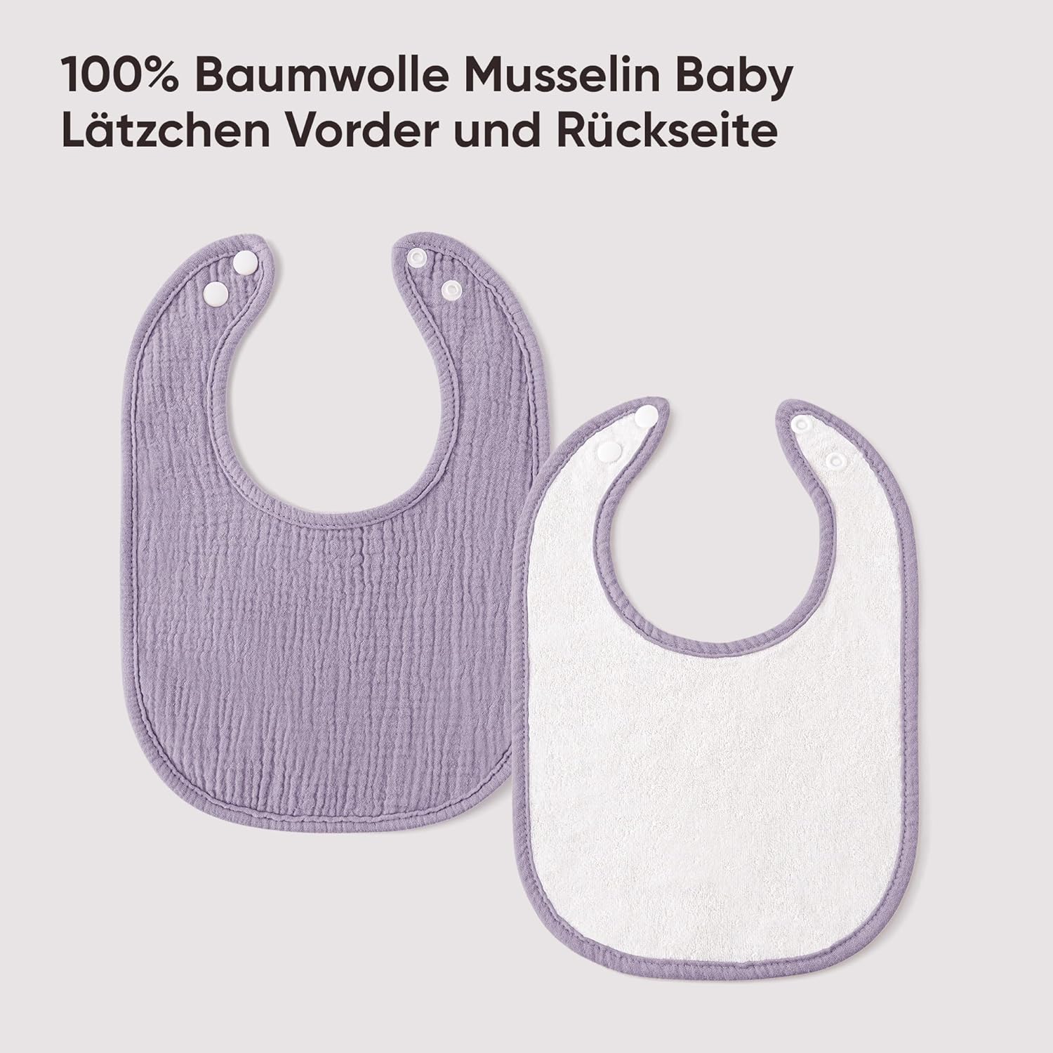 Thumbnail 2 de Bearmoss Lätzchen Musselin Baby 8er-Set