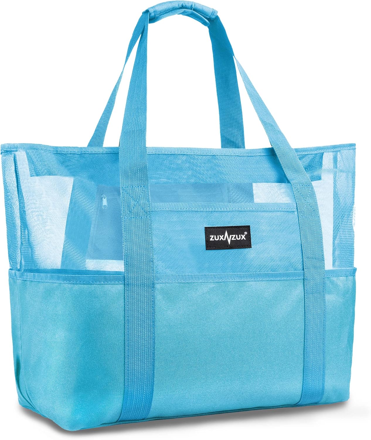 Thumbnail 5 de ZUXNZUX Mesh Strandtasche XXL – Gigantischer, faltbarer Begleiter mit Reißverschluss