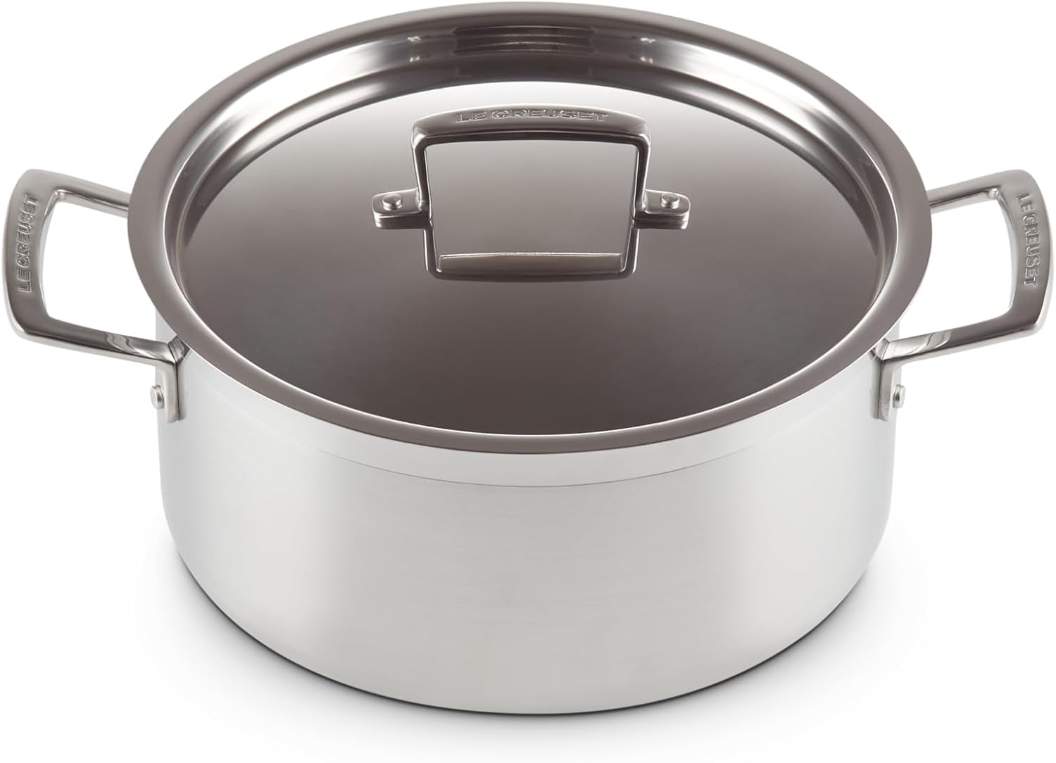 Thumbnail 3 de Le Creuset 3-Ply Stainless Steel Shallow Casserole with Lid, 26 cm