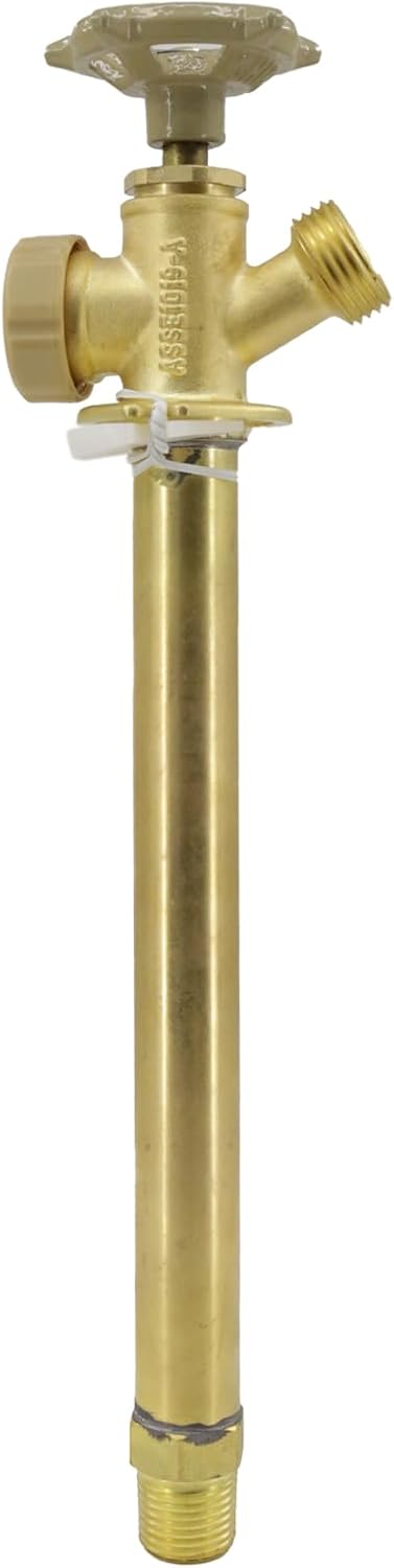 Detalle de Himaweek FROST06 8-Inch Frost-Free Sillcock Valve, Anti-Siphon Brass