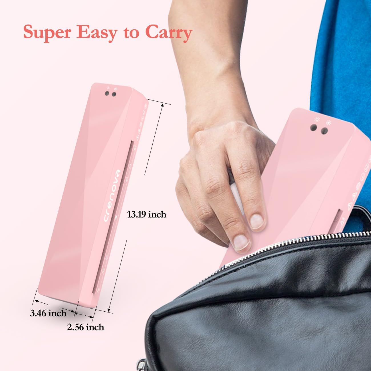 Thumbnail 1 de Crenova A4 Laminator Machine 9-inch thermal laminator 📎