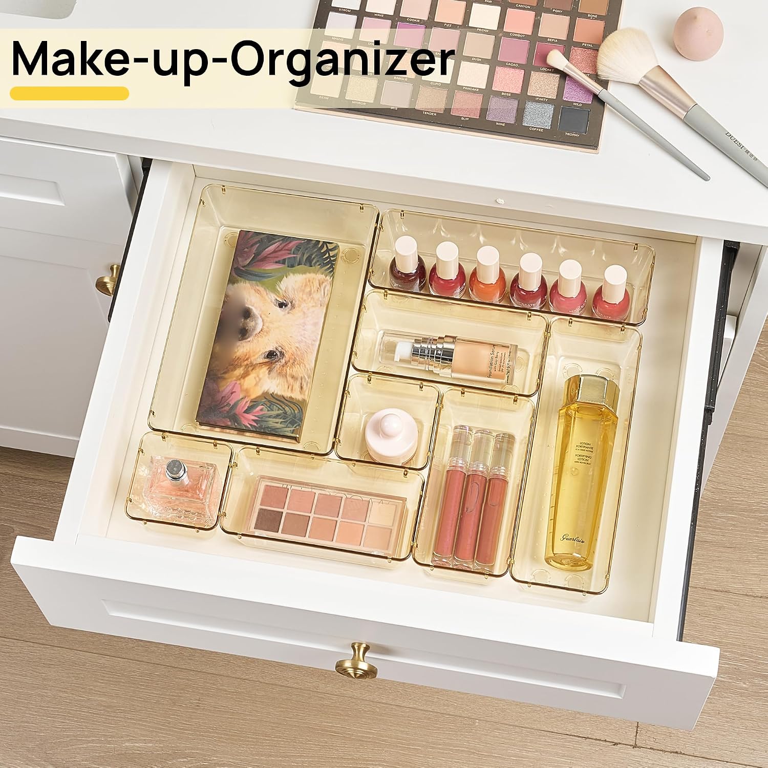 Detalle de Vtopmart Plastic Drawer Organizers 25-Pack