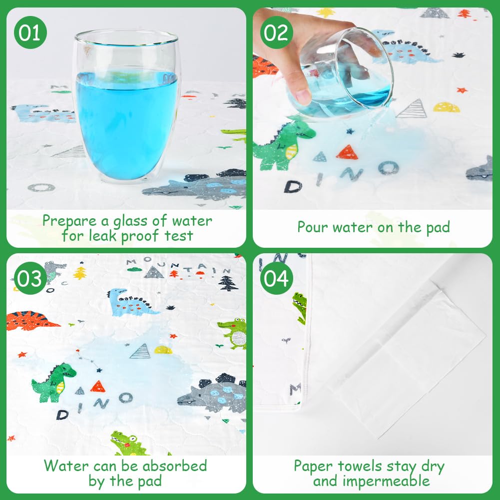 Detalle de Aolso Töpfchentrainingsmatratze für Kinderbett 70 x 90 cm – wasserdichter, waschbarer Matratzenschoner
