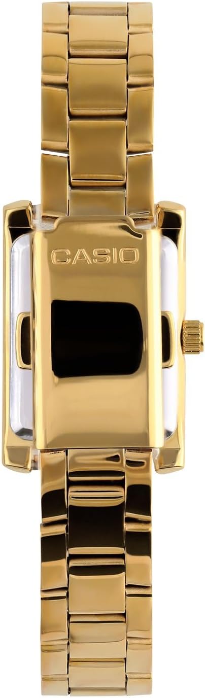 Detalle 1 de Casio LTP-1234PG-7AEG: Reloj de pulsera para mujeres, caja rectangular en oro
