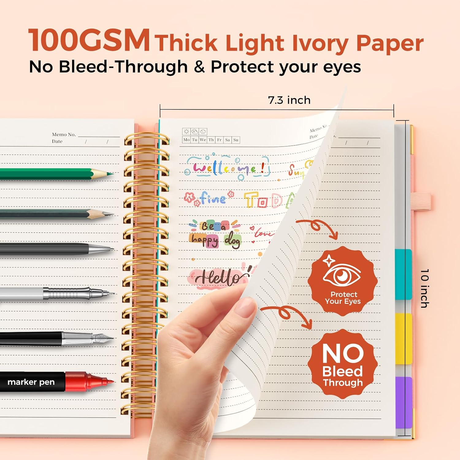 Detalle 2 de XYark Spiral Notebook, 300 Pages