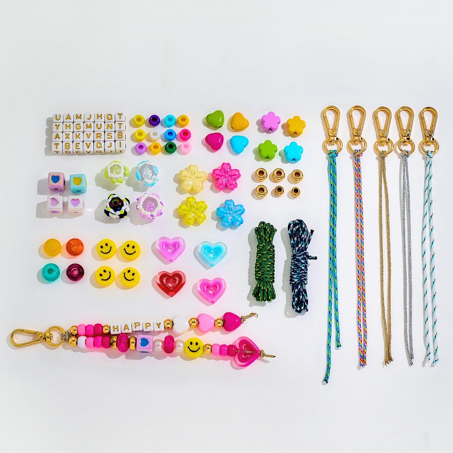 Thumbnail 2 de RepaTime Acrylic Bead Keychain Kit, 421 Pieces