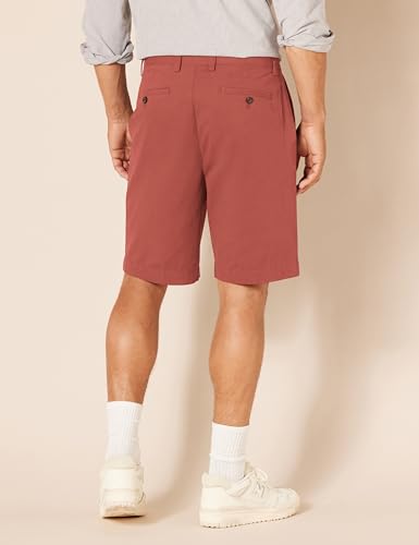 Thumbnail 1 de Amazon Essentials Pantalones Cortos Chinos de Corte Clásico de 23 cm para Hombre (Rouille, 31W)