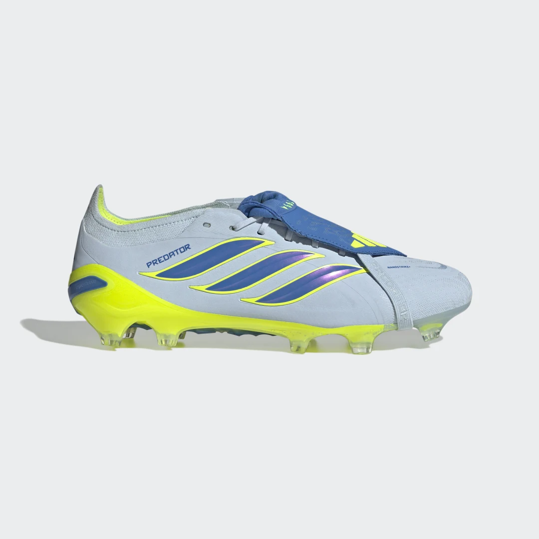 Thumbnail 1 de Bota de fútbol Predator Elite con lengüeta plegable para césped natural seco (Azul) - Adidas