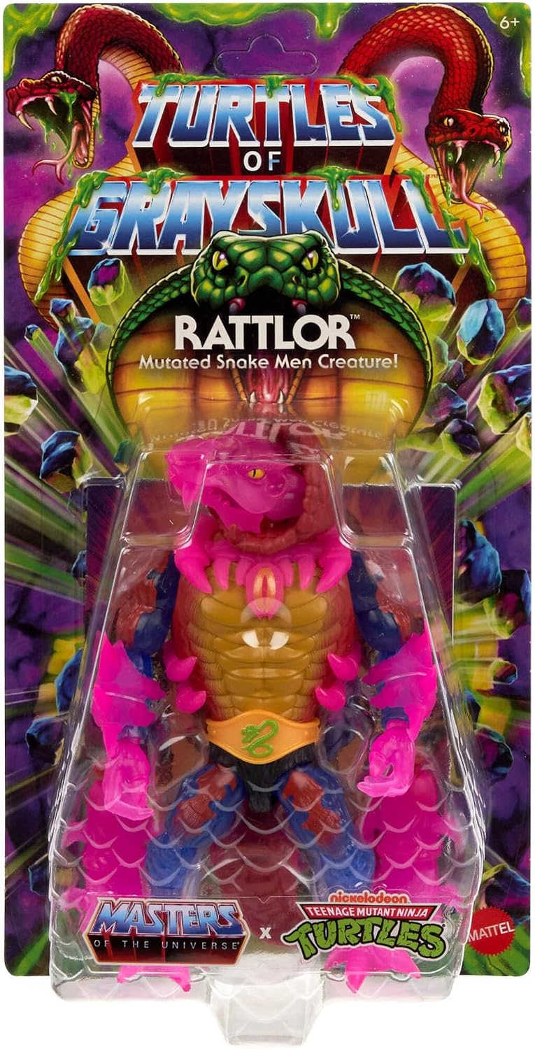 Detalle 2 de Masters of the Universe Origins Rattlor 🐢 Figura articulada
