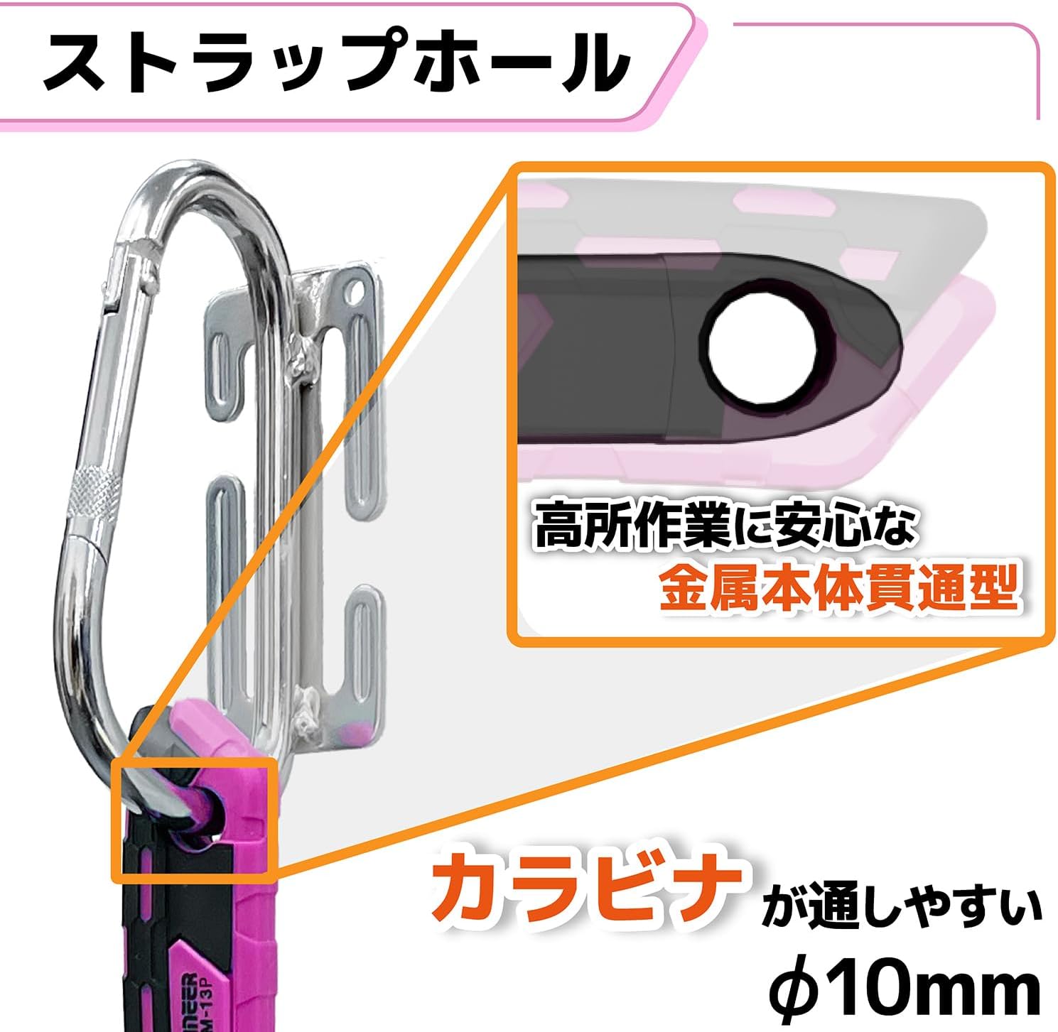 Thumbnail 6 de ENGINEER TWM-13P ハイブリッドレンチ なめたボルト対応、最大口開き38.5mm・45mm