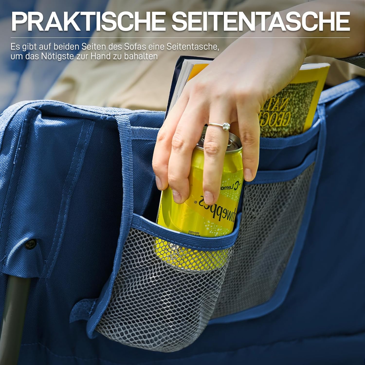 Thumbnail 6 de EVER ADVANCED Campingstuhl 124 cm