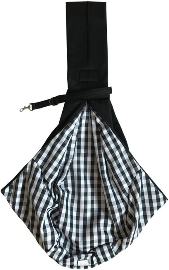 Thumbnail 1 de Leconpet Dog Sling Carrier Shoulder Bag (Black) with Phone Pocket and Safety Lock