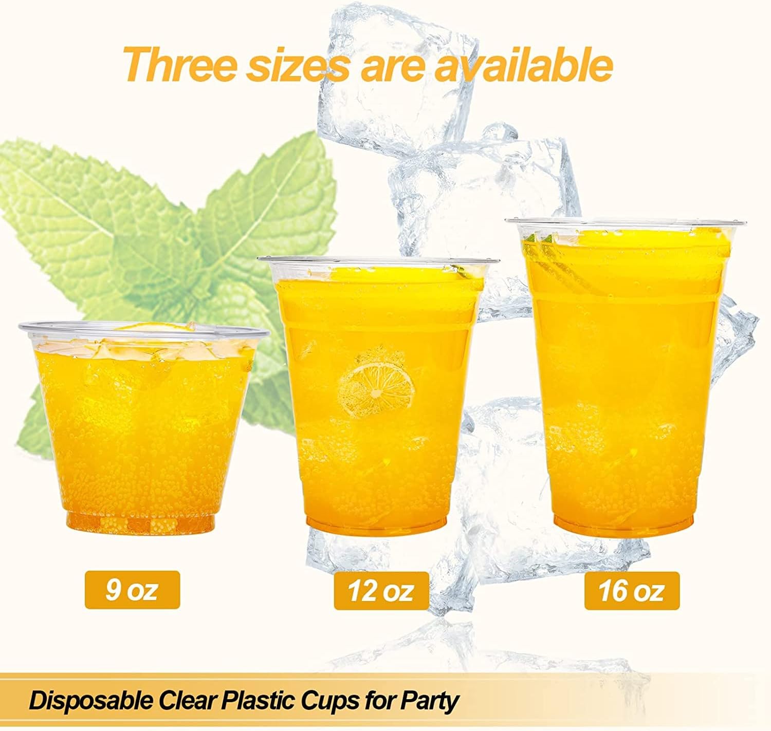 Thumbnail 2 de TashiBox Plastic Cups 16 oz with Lids