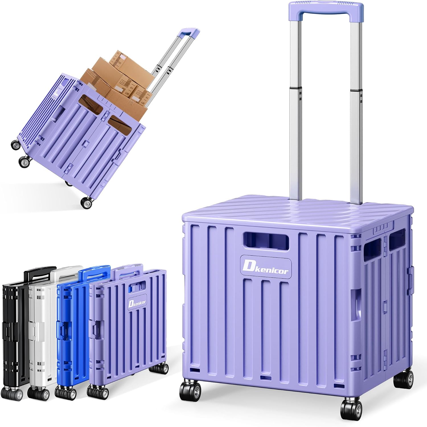 Detalle de Dkenicor Folding Utility Cart 65L