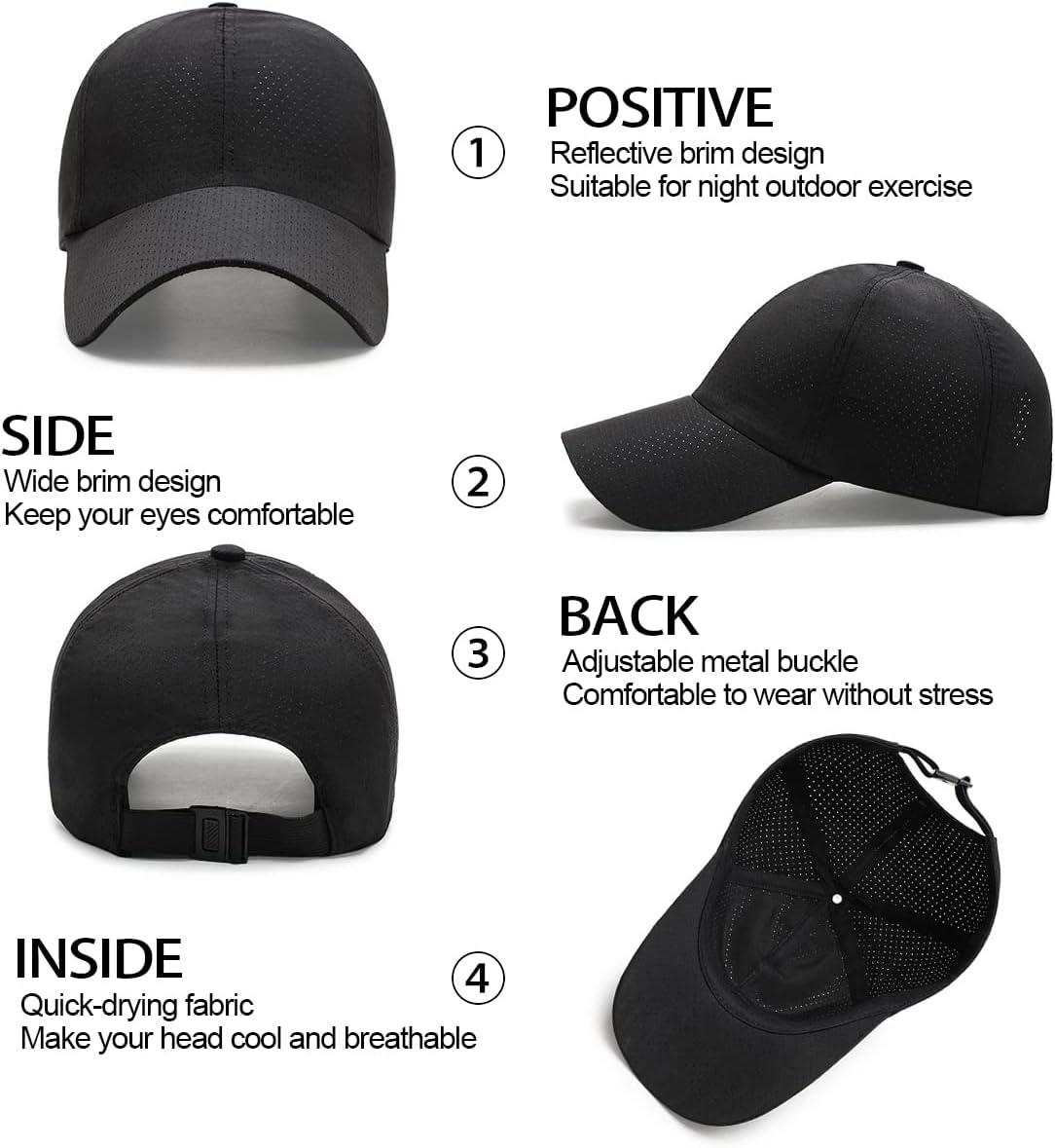 Detalle 2 de Baynetin casquette baseball séchage rapide
