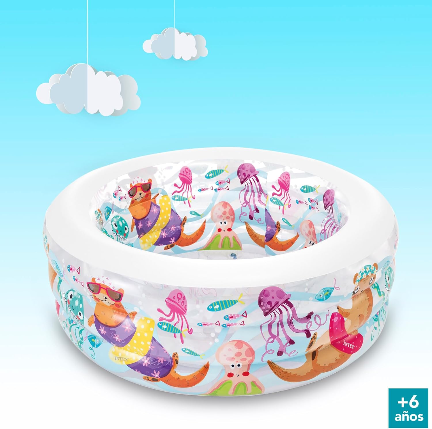 Thumbnail 3 de Intex Aquarium Pool 152x152x56 cm