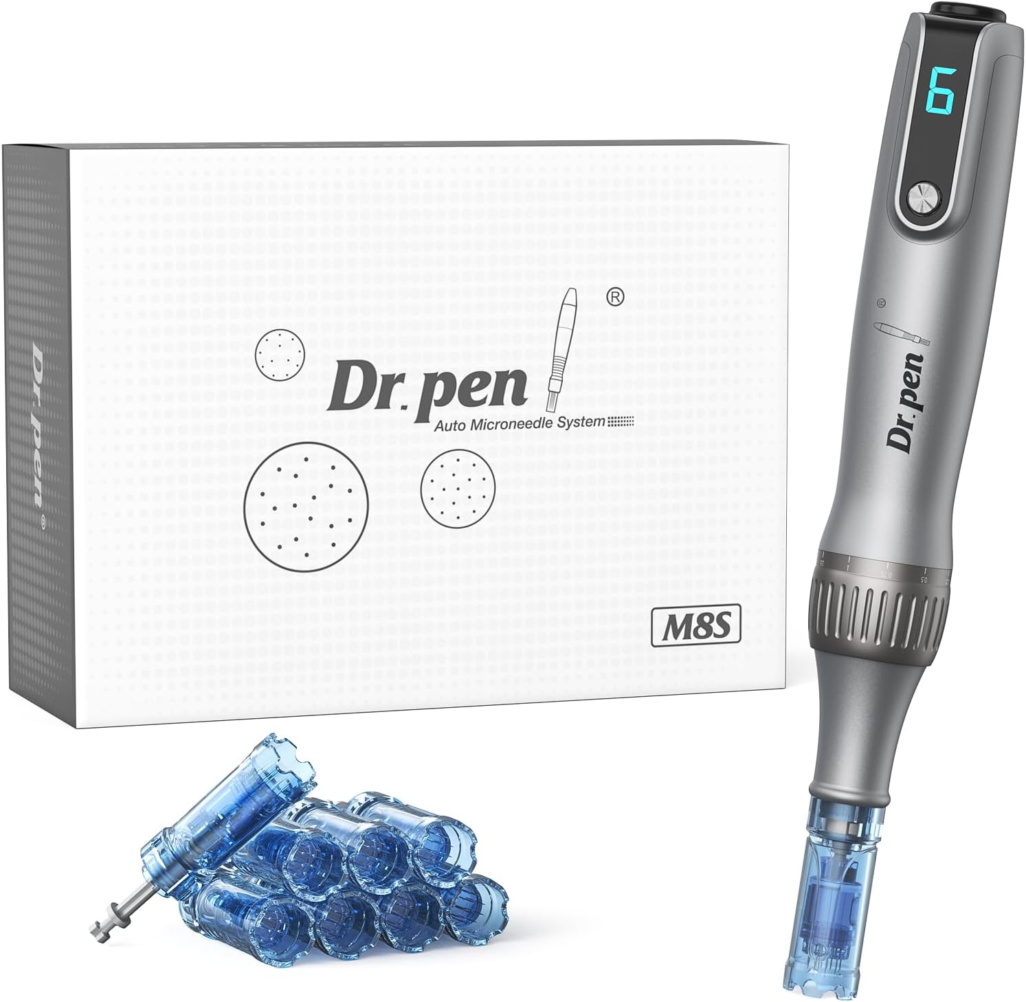 Detalle de Dr. Pen M8S Microneedling Pen 8 cartouches