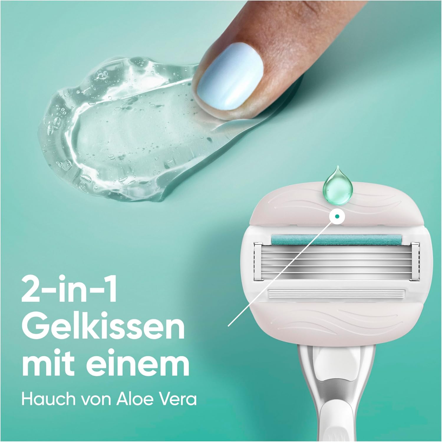 Detalle 2 de Gillette Venus Pro ComfortGlide Sensitive 6 Klingen