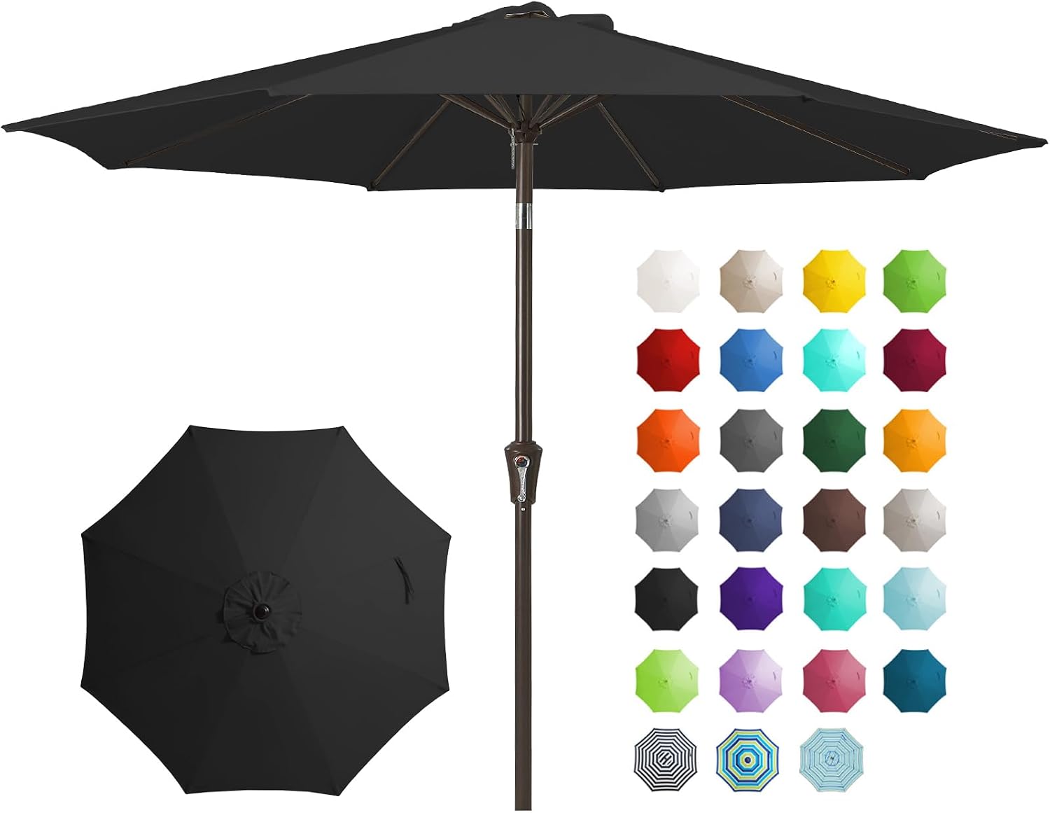 JEAREY Outdoor Patio Umbrella 9FT