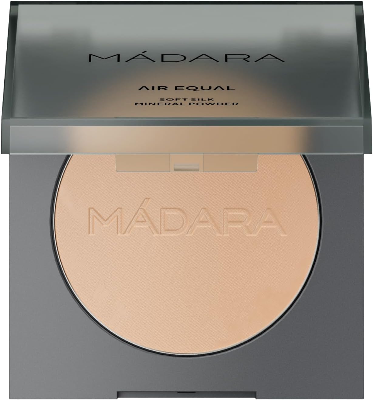 Detalle de MÁDARA Organic Skincare Air Equal Soft Silk Mineral Powder #2 Beige 9g – Poudre fixatrice satinée, sans talc