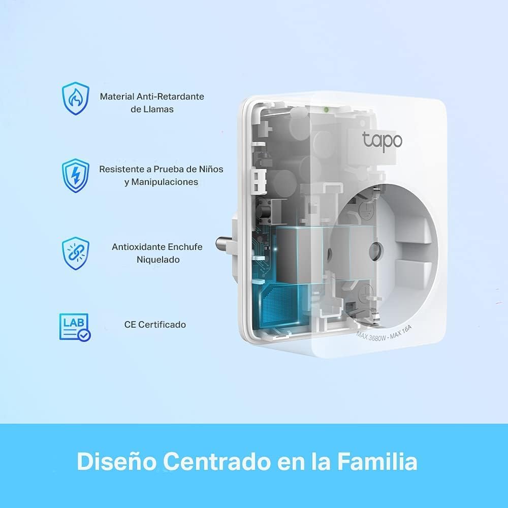Thumbnail 5 de Tapo P110: enchufe Wi‑Fi con monitoreo