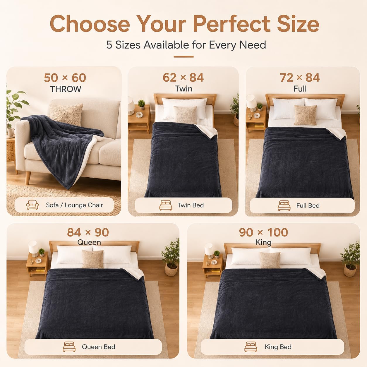 Thumbnail 6 de Electric Heated Blanket 72"x84" Full Size — Heated Blanket