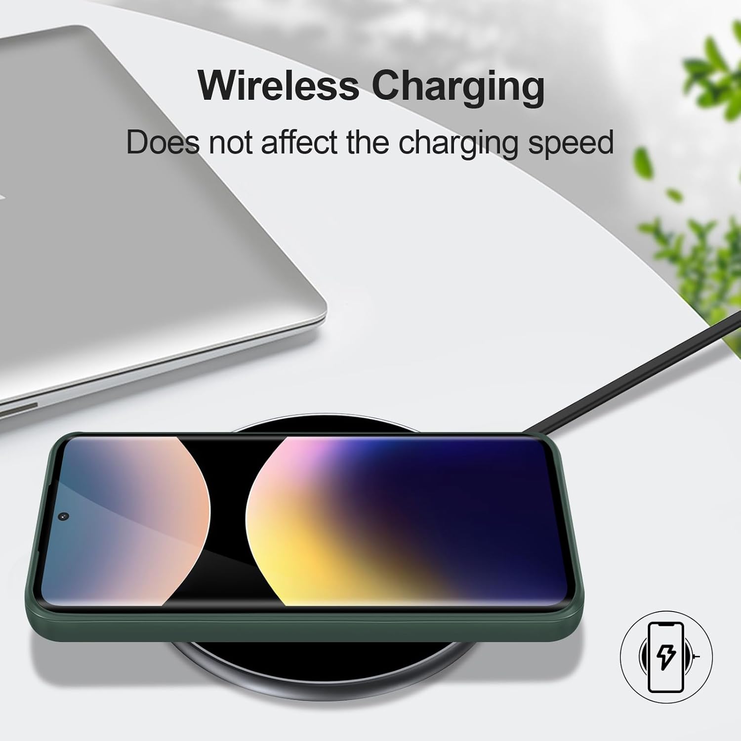 Thumbnail 6 de GiiYoon Liquid-Silicone Hülle für Xiaomi Redmi Note 14 Pro 5G (grün) – Rundumschutz mit weichem Mikrofaserfutter