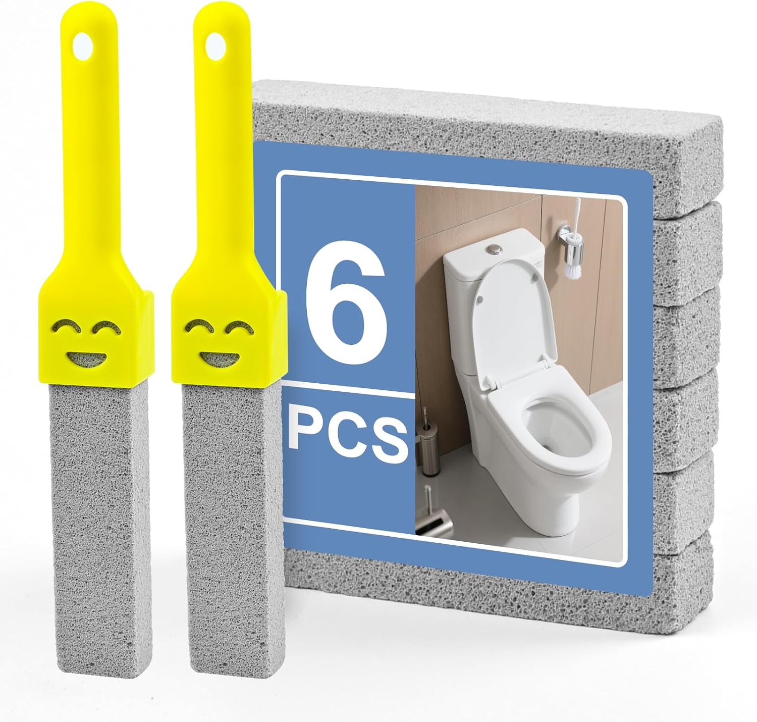 Detalle de TAIANJI Bimsstein Toilette 6er Pack 🧽