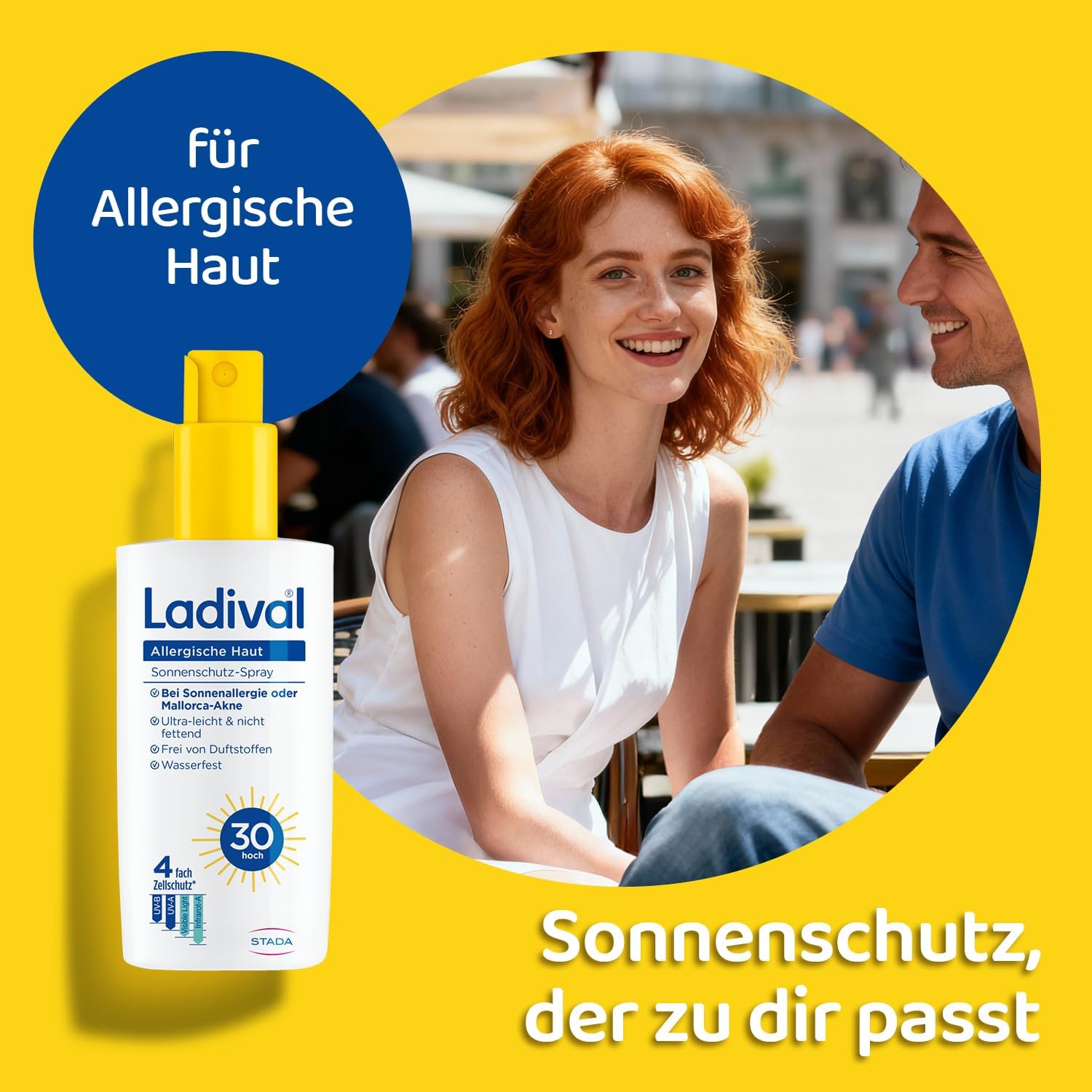 Detalle de Ladival Sonnenschutz Spray LSF 30 für Sonnenallergie