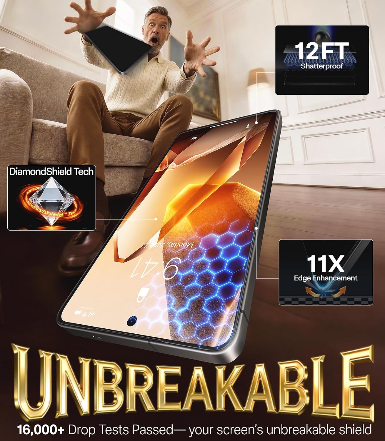 Thumbnail 2 de TORRAS S26 Ultra screen protector 2-pack