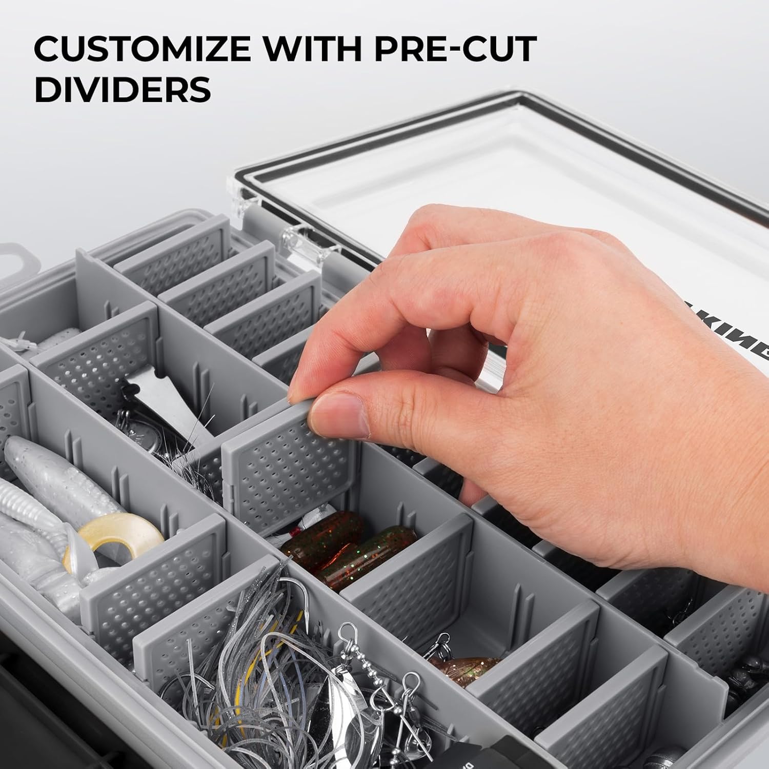 Thumbnail 4 de KastKing HyperSeal Waterproof Tackle Box (3600/3700) with Removable Dividers